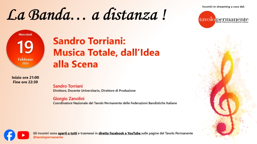 A &quot;LA BANDA... A DISTANZA!&quot; PARLIAMO DI MUSICA TOTALE, DALL&#039;IDEA ALLA SCENA