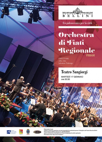 Concerto dell&#039;Orchestra di Fiati Regionale FEBASI - 17 genn. 2017 - TEATRO MASSIMO V. BELLINI di CATANIA