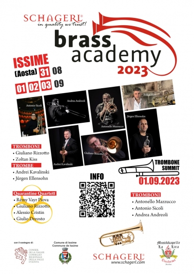 SUONI UN OTTONE E VUOI MIGLIORARTI ? HAI TEMPO QUESTA ESTATE ? ECCO LA &quot;BRASS ACADEMY&quot; CHE FA PER TE !!!