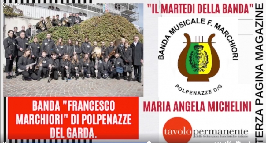 &quot;IL MARTEDI&#039; DELLA BANDA&quot;  gli appuntamenti di Martedì  31 Agosto 2021 su &quot;TERZA PAGINA MAGAZINE&quot;