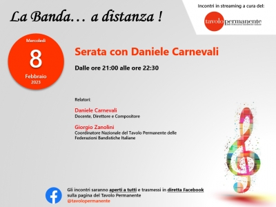 A &quot;LA BANDA... A DISTANZA!&quot; INCONTRIAMO DANIELE CARNEVALI