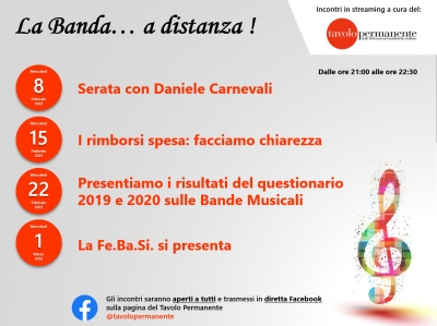 A RUOTA ECCO IL SECONDO BLOCCO DI SERATE A &quot;LA BANDA... A DISTANZA!&quot;