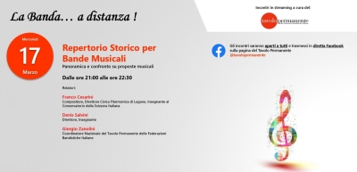 TORNA LA MUSICA A &quot;LA BANDA... A DISTANZA !&quot;  CON UN GRANDE INTERPRETE A LIVELLO MONDIALE !!! - aggiornamento del 23/03/2021: ELENCO DEI BRANI PRESENTATI NELLA SERATA