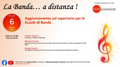 A GRANDE RICHIESTA  ECCO L&#039;AGGIORNAMENTO SUL REPERTORIO PER SCUOLE PER BANDA