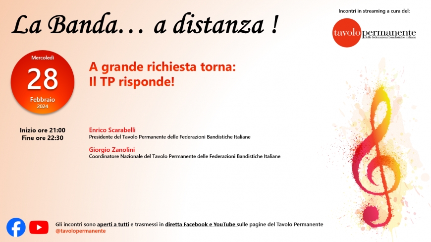 A GRANDE RICHIESTA TORNA &quot;IL TP RISPONDE&quot; !!!