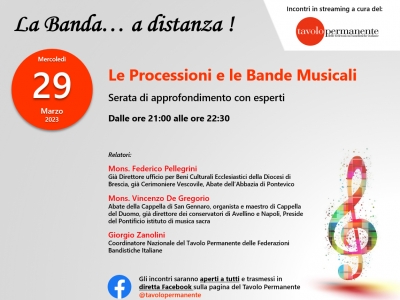 PARLIAMO DI BANDE E PROCESSIONI A &quot;LA BANDA... A DISTANZA!&quot;