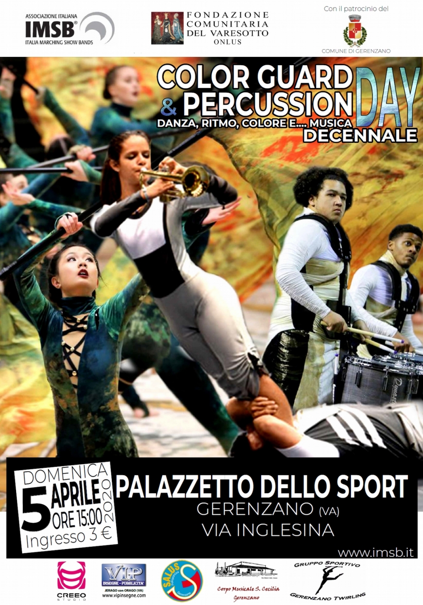 2020 – Color Guard &amp; Percussion Day - DECENNALE - RIMANDATA A DATA DA DESTINARSI