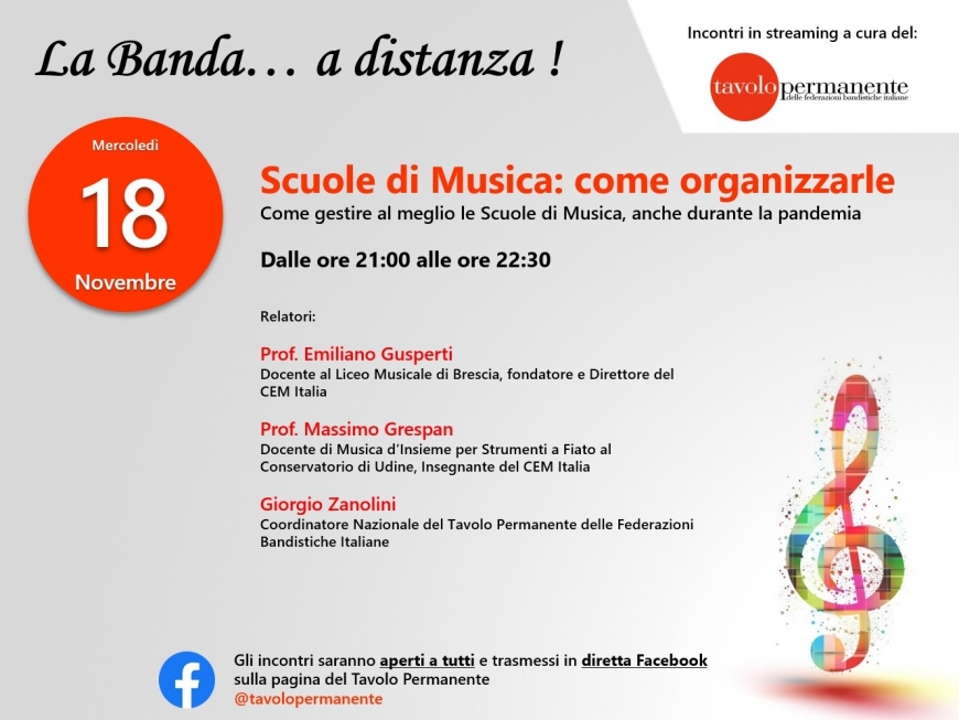 LA BANDA... A DISTANZA ! NUOVA EDIZIONE - secondo appuntamento
