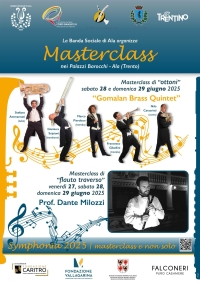MASTERCLASS  AD ALA (TN) COI "GOMALAN BRASS" E DANTE MILOZZI
