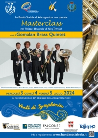 “Venti di Symphonĭa”: il “Gomalan Brass Quintet” ad Ala - Trento